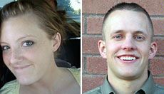 Arrington Writing Award 2nd, 3rd place winners Alyson Bernhisel, Trent Olsen 