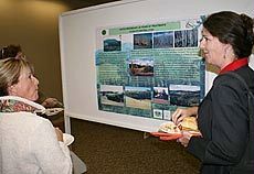 poster session, display at USU conference