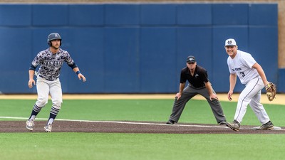 USU's Club Baseball Team on the field against Nevada.