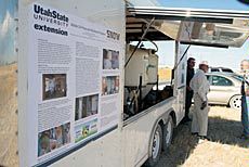 USU Extension biofuels demonstration trailer 