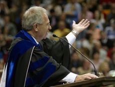 USU President Stan Albrecht