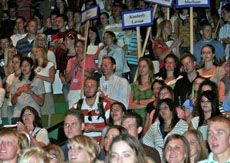 students at USU's 2007 Connections welcome