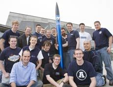 USU's winning Rocket Launch team