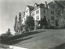 Forestry Building in the 1940s, Utah State University.