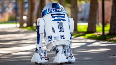 Glen Wright's one-to-one scale model of a famous Star Wars character.