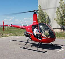 helicopter used in new USU helicopter pilot training program