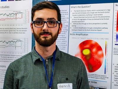 Henrik Panosyan’s research focuses on rapid temperature change in the Arctic.