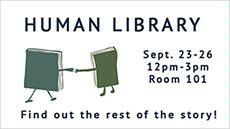 graphic illustration for USU's Human Library activity