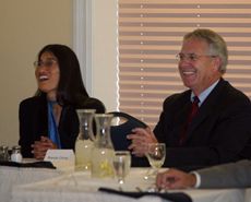 President Albrecht at luncheon