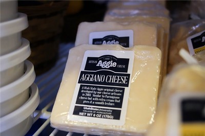 Parmesan-style Aggiano cheese.