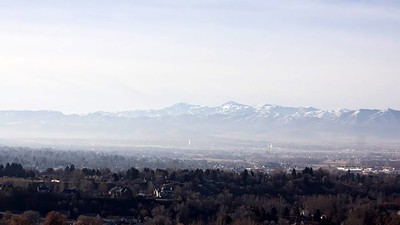 View of Cache Valley in invesion.