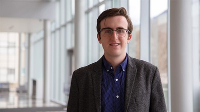 Electrical engineering student Jackson Morgan.