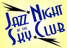 logo for Jazz Night at the Sky Club