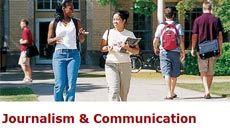 USU Journalism and Communicaiton Department nameplate