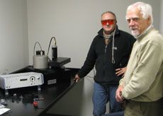 Riso scientists Henrik Christiansen, Lars Boetter-Jensen