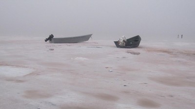 Lake Urmia in Iran.