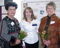 Sharon Hunsaker, Alice Hillyard, Brianne Bartlett 