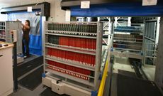 the retrieval system delivers books