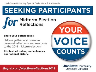 poster with survey information