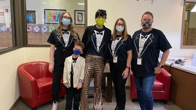 Grand County School District leaders gather for a photo.