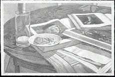 A lithograph from the donation to USU