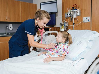 nurse with a patient