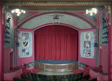 The Caine Lyric Theatre auditorium and stage
