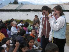 USU students teaching in Guatemala