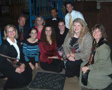 USU opera theatre students in England