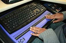 WebAIM Screen Reader keyboard illustration