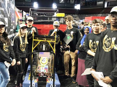 Extension 4-H Refugee Team at competition