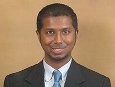 USU graduate student Sachin Dev Pavithran