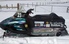 USU's electric snowmobile