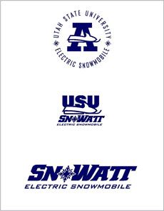 Snowmobile Challenge poster and logo