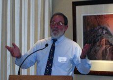 Steve Siporin lecturing