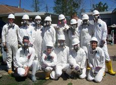 USU students in protective gear