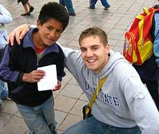 USU Study Abroad student Bill Van Dyke in Peru