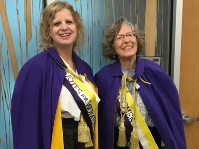 Candi Carter Olson and Cathy Bullock