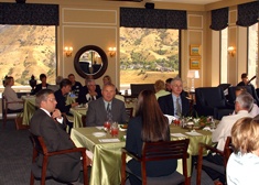 Guests during the luncheon in the O.C. Tanner Business Lounge