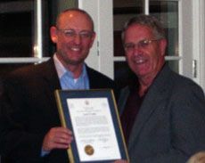 L.J. Godfrey and President Albrecht
