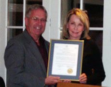 President Albrecht and Lynnette Hansen