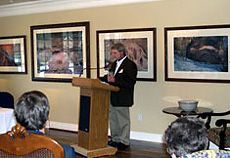 Library's Documents and Maps Professor Honored at President's Residence