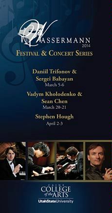 promotional illustration for 2014 Wassermann Festival and Concert Series at USU