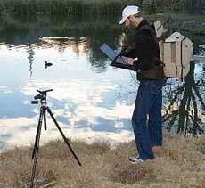 water scientist, working