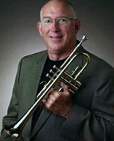 Trumpet player Roy Poper performs at USU with student group