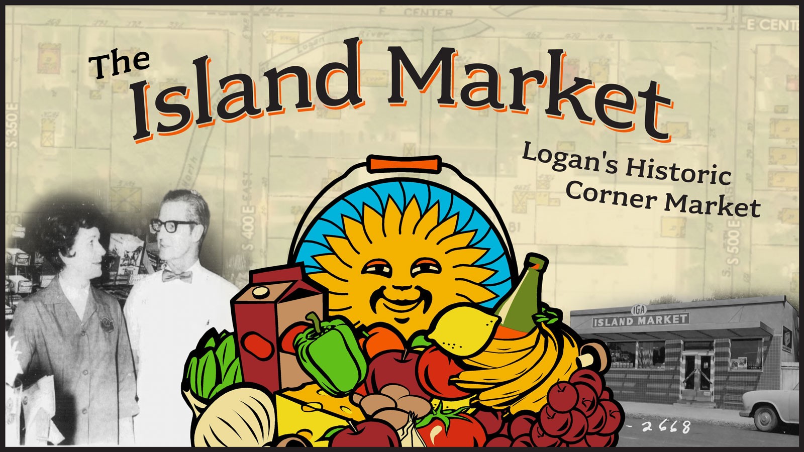 Text reads: Logan's Historic Corner Market.