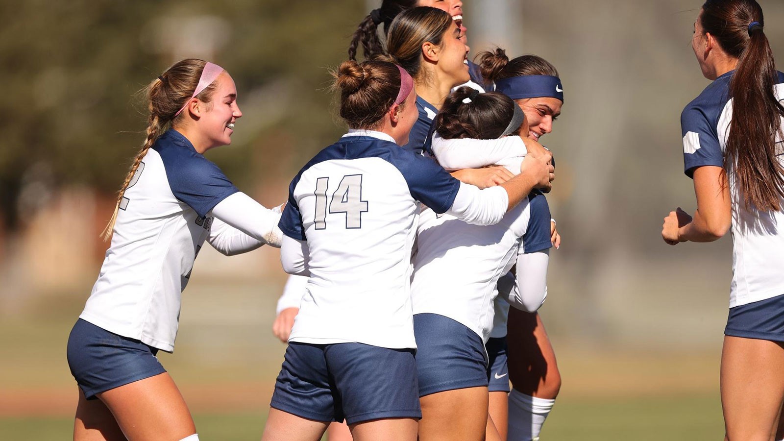 USU Women's Soccer players.