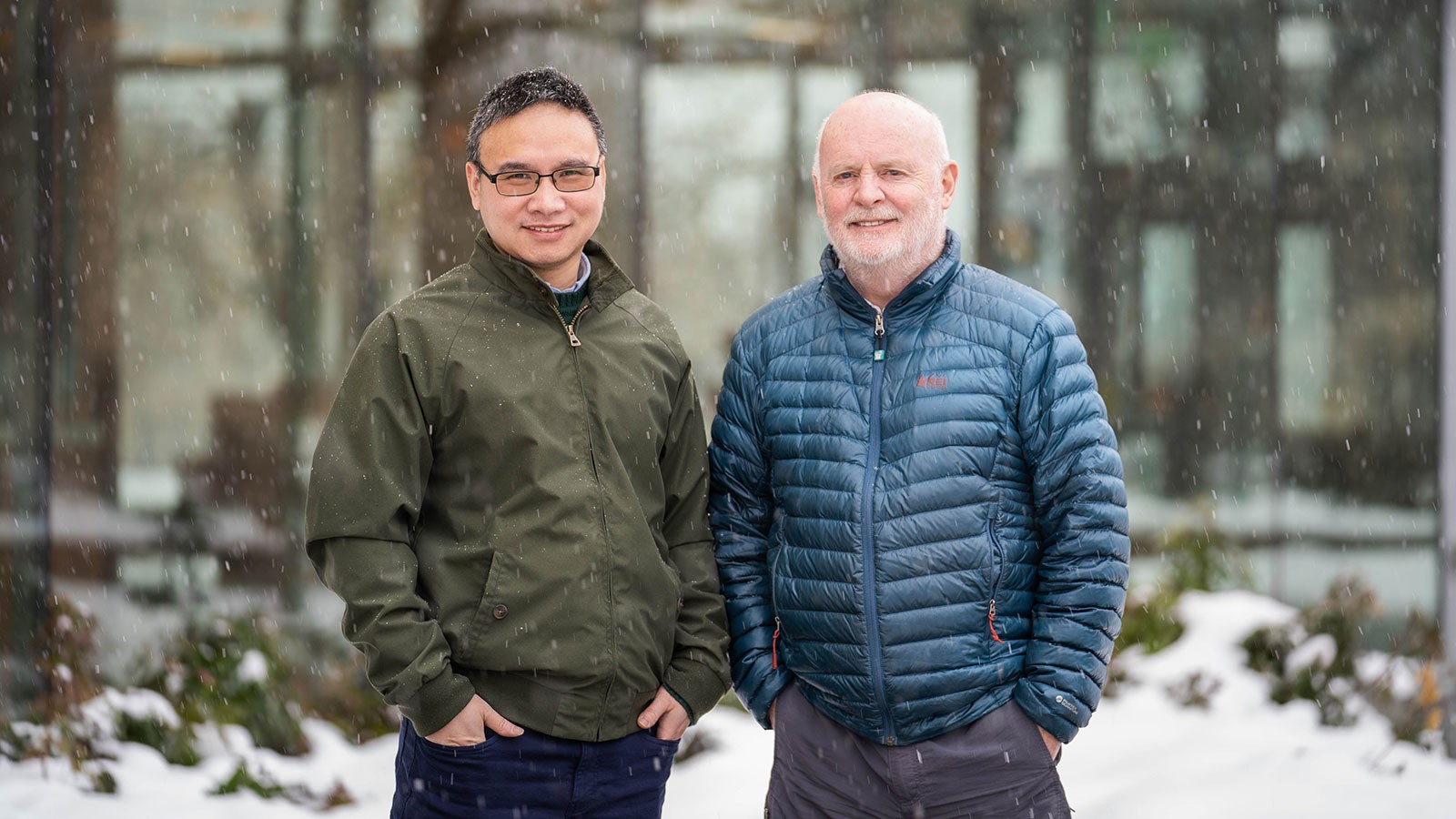 USU climate scientists Wei Zhang and Robert Gillies