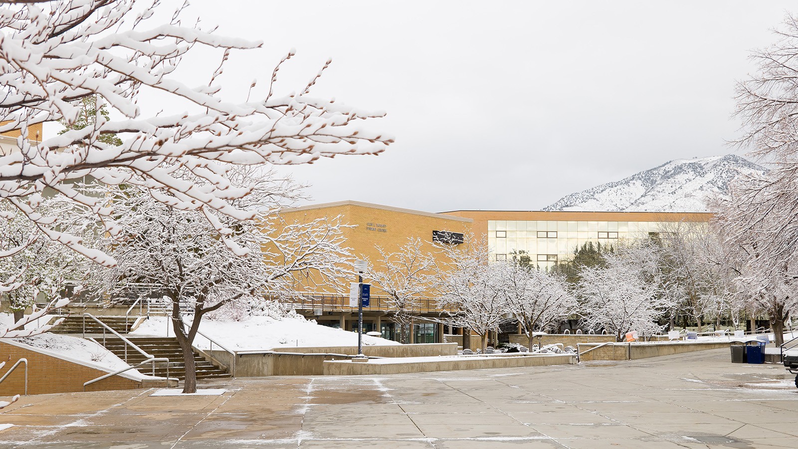 The Taggart Student Center at USU in Logan.