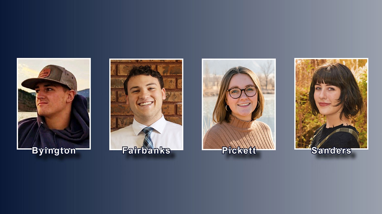 Four USU students.